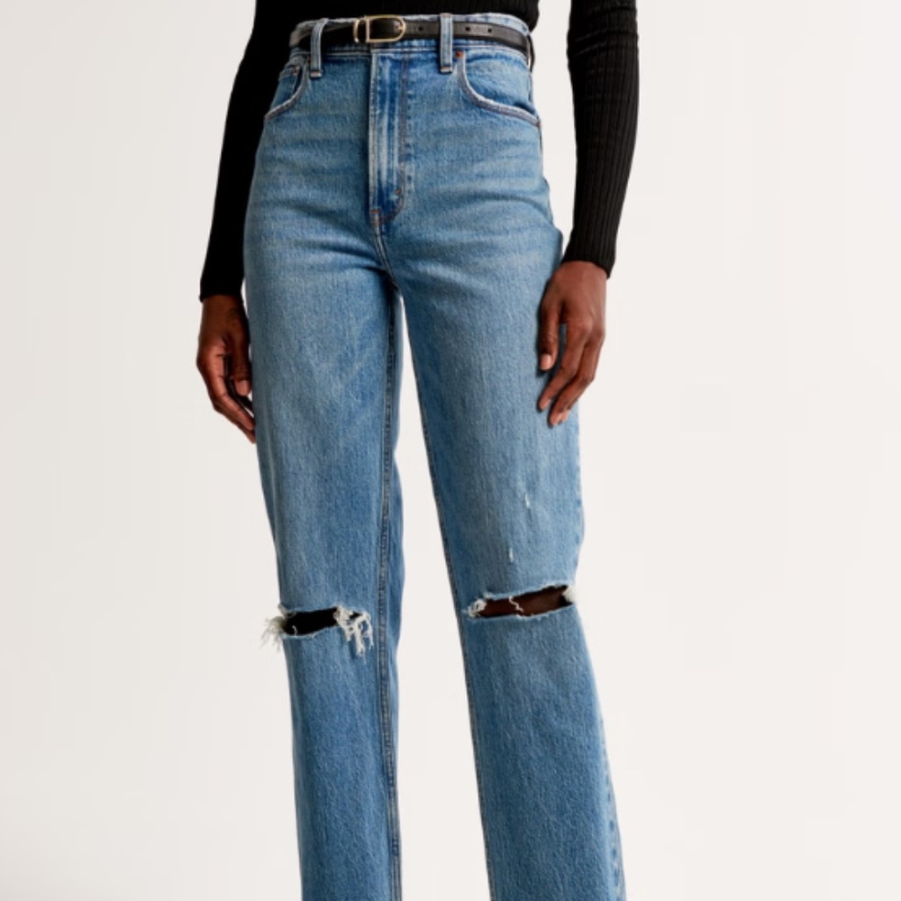 Abercrombie & Fitch The 90’s Straight Ultra High Rise Jeans (26 Long)